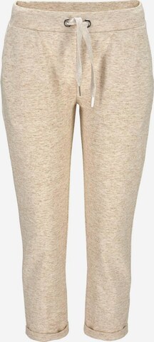 LASCANA Regular Pajama Pants in Beige: front