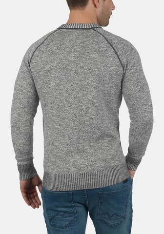 !Solid Strickpullover 'Thian' in Grau