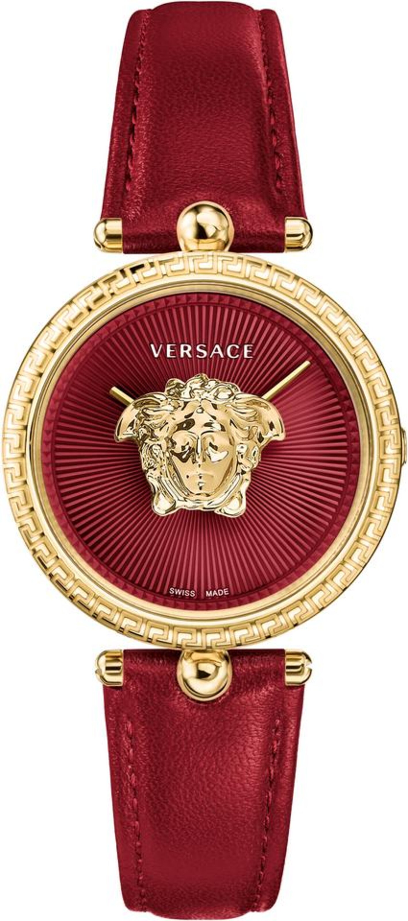 VERSACE Quarzuhr 'Palazzo Empire' in Rot: Vorderseite