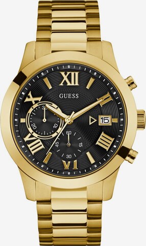 GUESS - Relógios analógicos 'Atlas' em ouro: frente