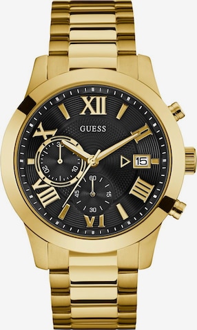 GUESS - Relógios analógicos 'Atlas W0668G8' em ouro: frente