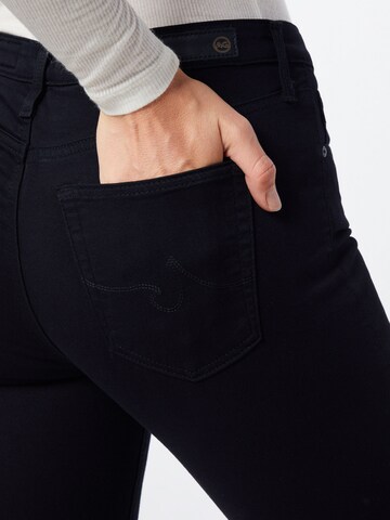 AG Jeans Skinny Jeans 'Legging Ankle' in Zwart