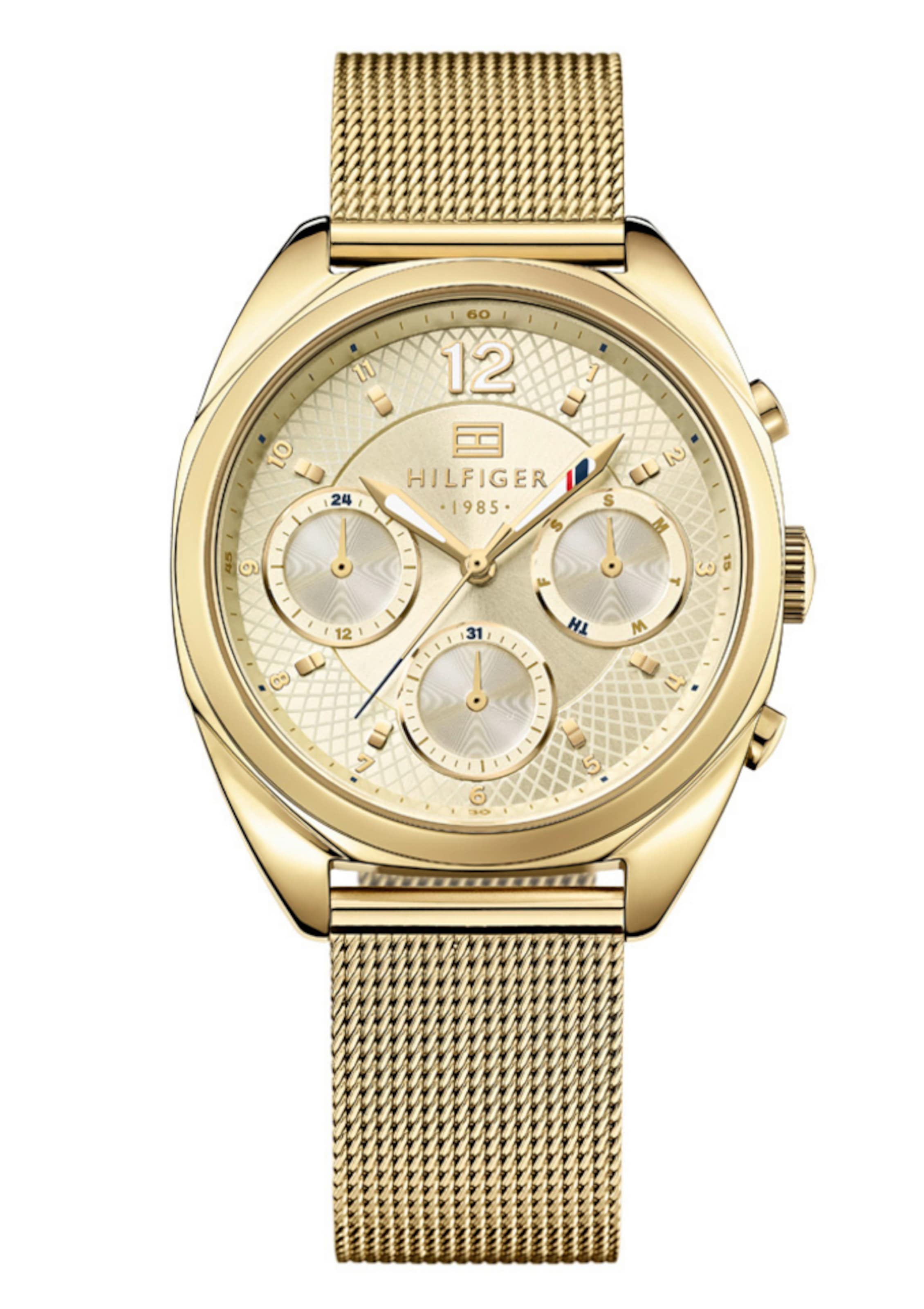 TOMMY HILFIGER Uhr in Gold: Vorderseite