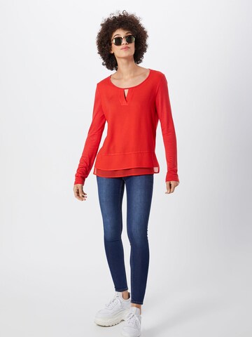 TOM TAILOR Bluse in Rot