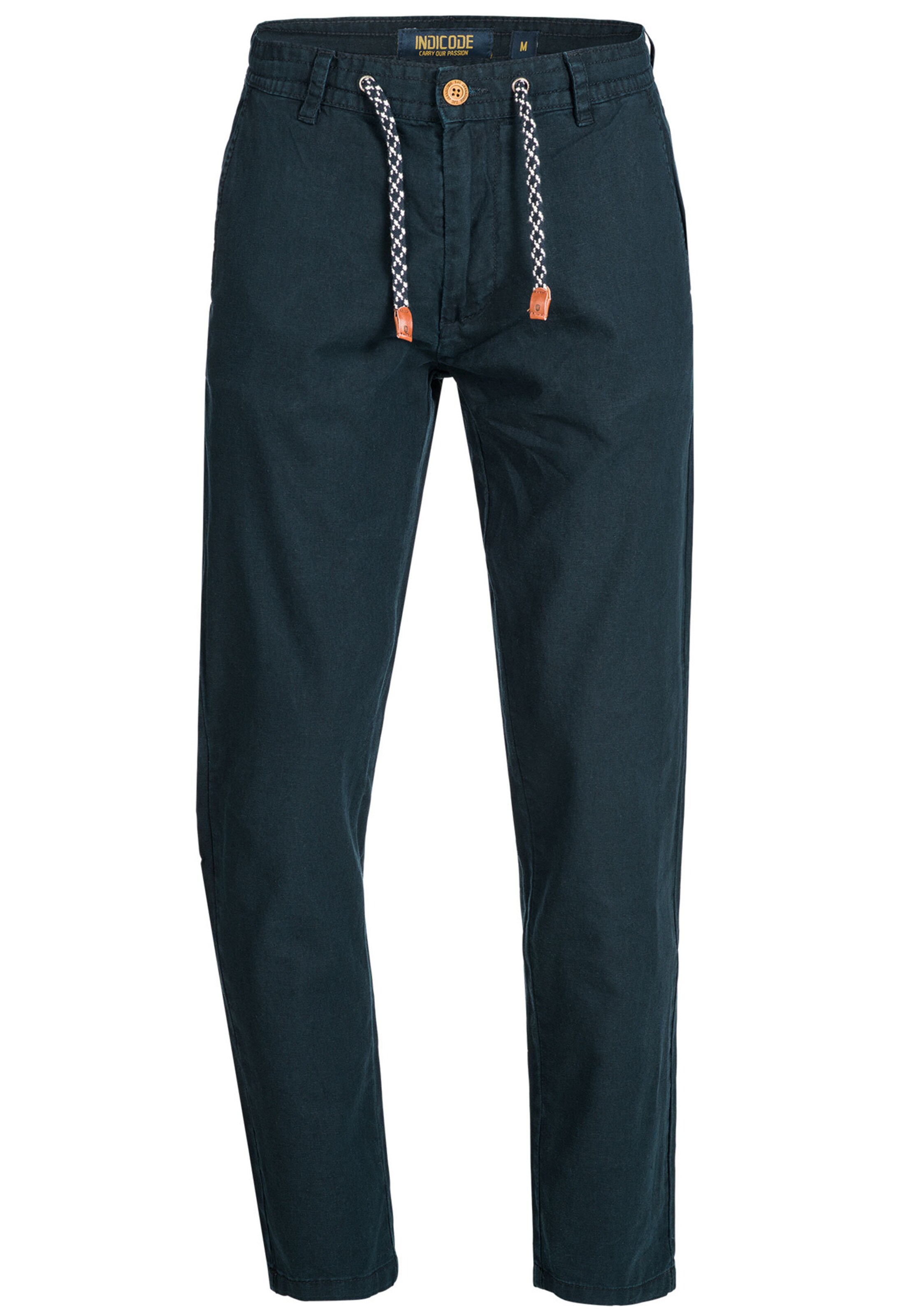 INDICODE JEANS Chino 'Veneto' in Blauw: voorkant