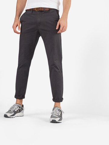 Regular Pantalon chino 'JJICody JJSpencer' JACK & JONES en gris : devant