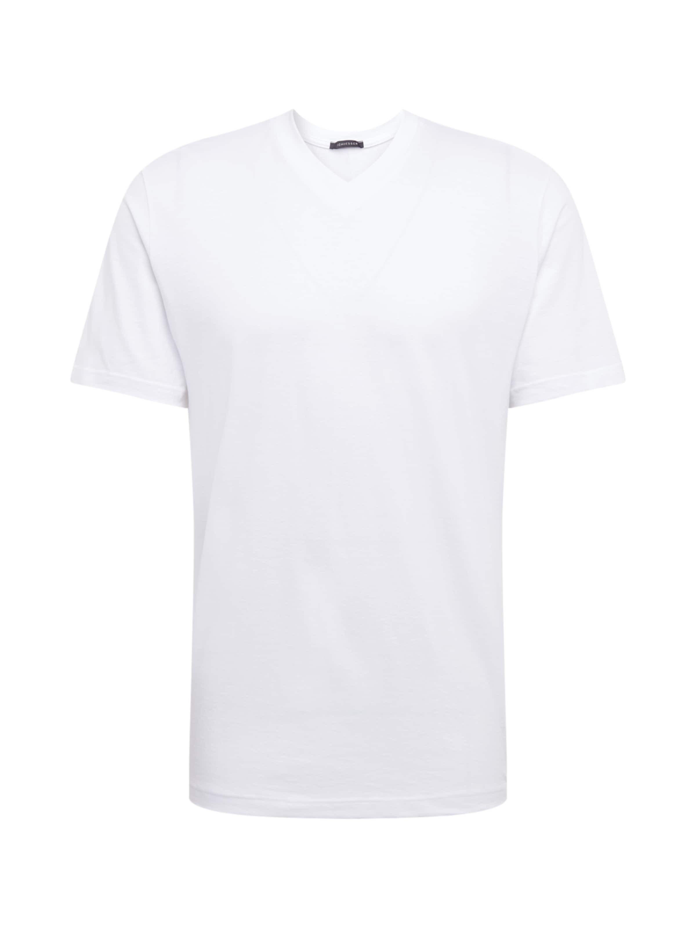 Tricou de la SCHIESSER pe alb: față