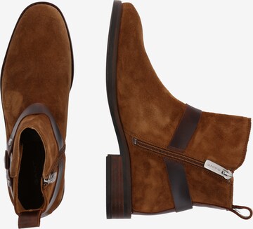 GANT Enkellaarsjes 'Fay Mid Zip boot' in Bruin: zijkant