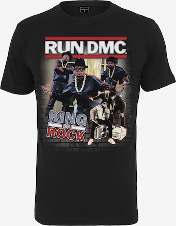 Mister Tee T-Shirt 'Run DMC King of Rock' in Schwarz: predná strana
