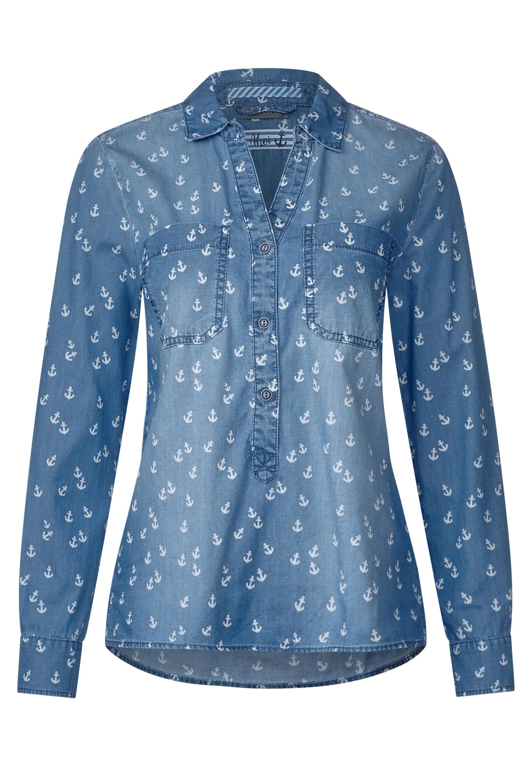 STREET ONE - Blouse in de kleur Blauw