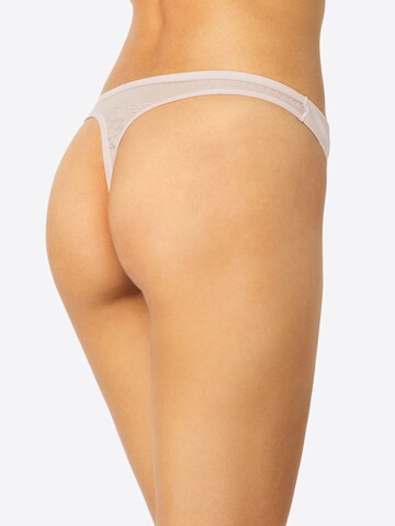 SCHIESSER Thong in Pink: back