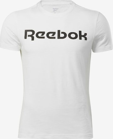 Reebok - Camisa funcionais em branco: frente