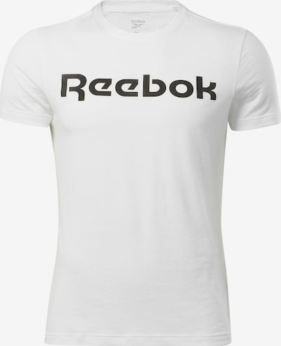 Reebok Camisa funcionais em preto / branco, Vista do produto