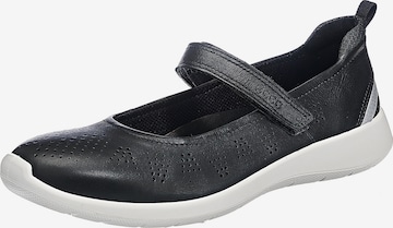 ECCO Ballerina 'Soft 5' in Schwarz: predná strana