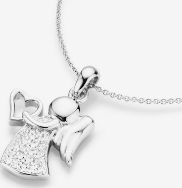 FIRETTI Necklace 'Engel mit Herz' in Silver: front