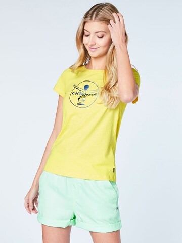 Maglietta 'Taormina' di CHIEMSEE in giallo: frontale