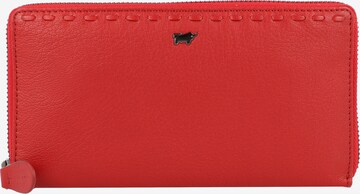 Braun Büffel Wallet 'Soave' in Red: front