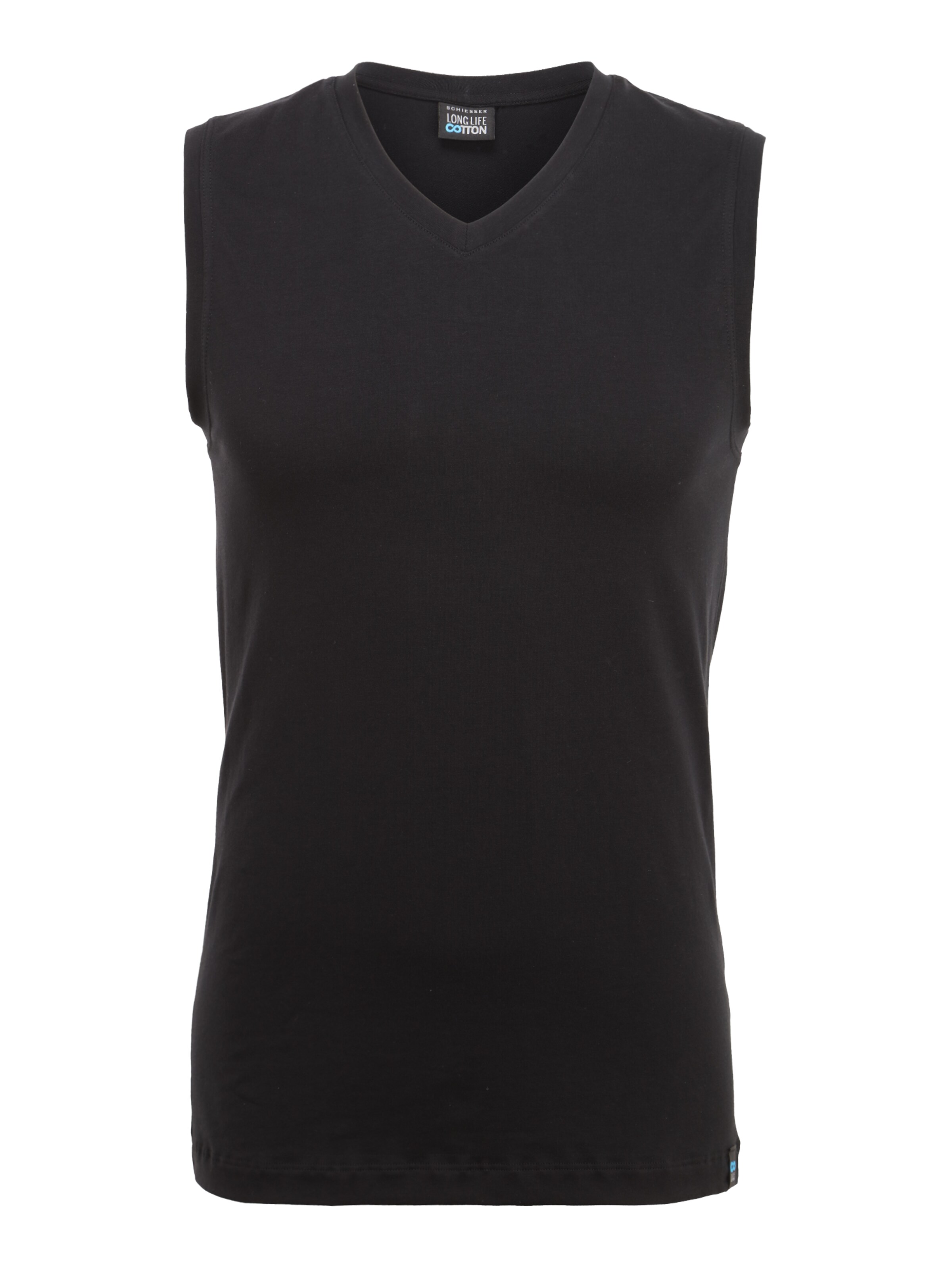 SCHIESSER - Onderhemd in de kleur Zwart