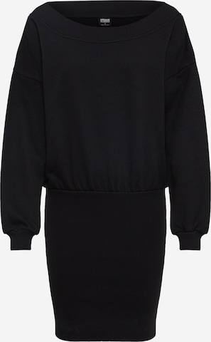 Urban Classics Šaty – černá: přední strana