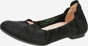 THINK! Ballet Flats in Black: front