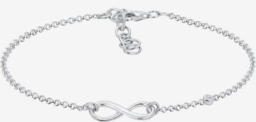 ELLI PREMIUM Armband 'Infinity' in Zilver: voorkant