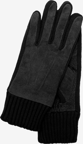 KESSLER Full Finger Gloves 'Liv' in Black: front