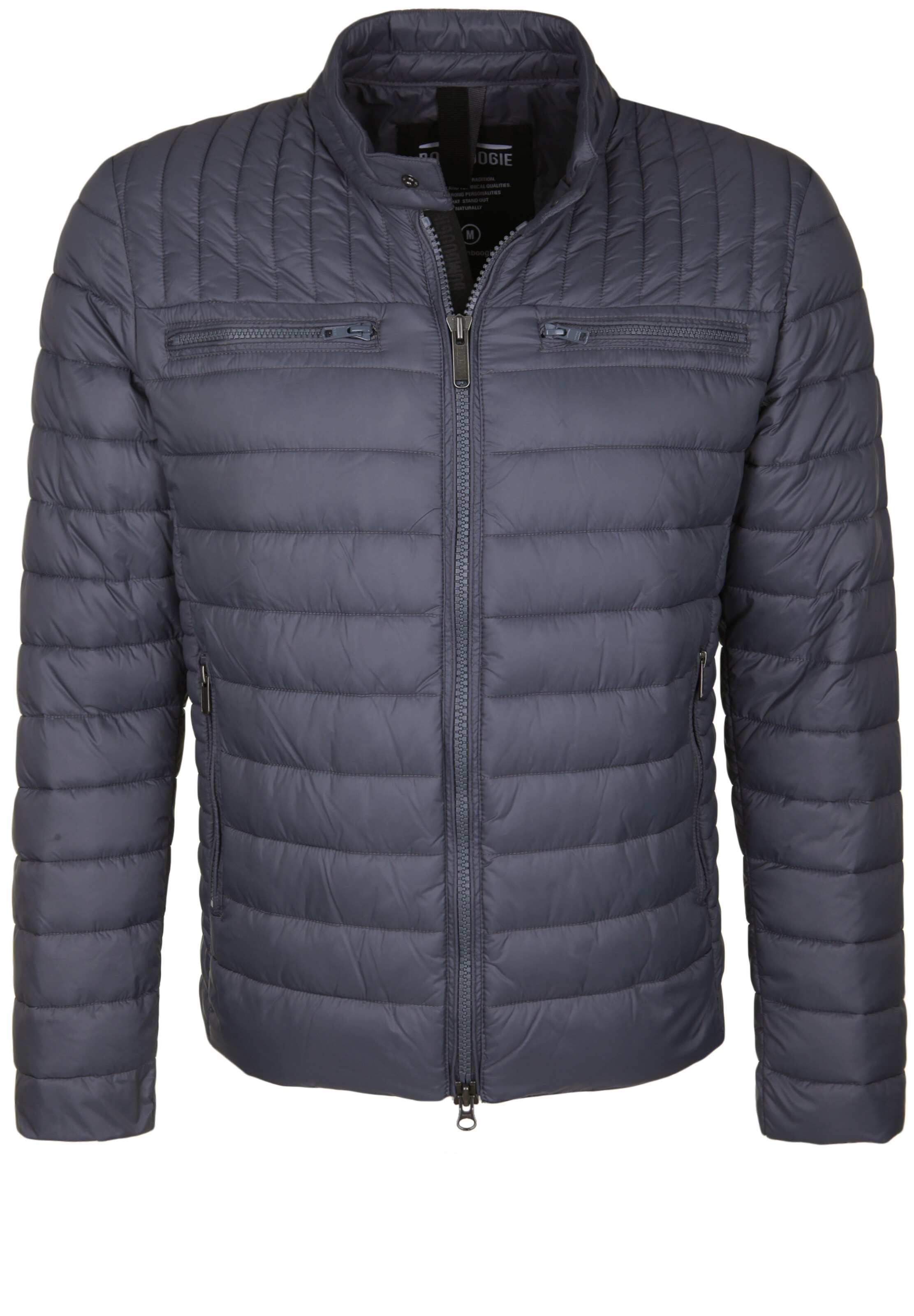 BOMBOOGIE - Tussenjas 'NEW BIKER' in de kleur Donkergrijs