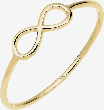 ELLI PREMIUM Ring 'Infinity' in Goud: voorkant