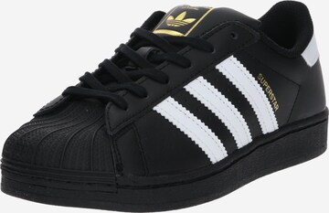 ADIDAS ORIGINALS - Zapatillas deportivas 'Superstar' en negro: frente