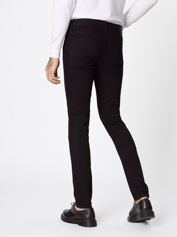 Coupe slim Jean 'Glenn' JACK & JONES en noir