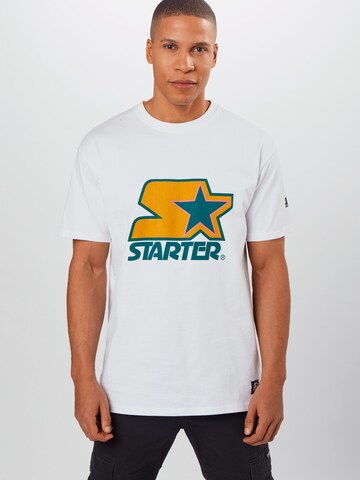 Starter Black Label Regular fit Shirt in Wit: voorkant