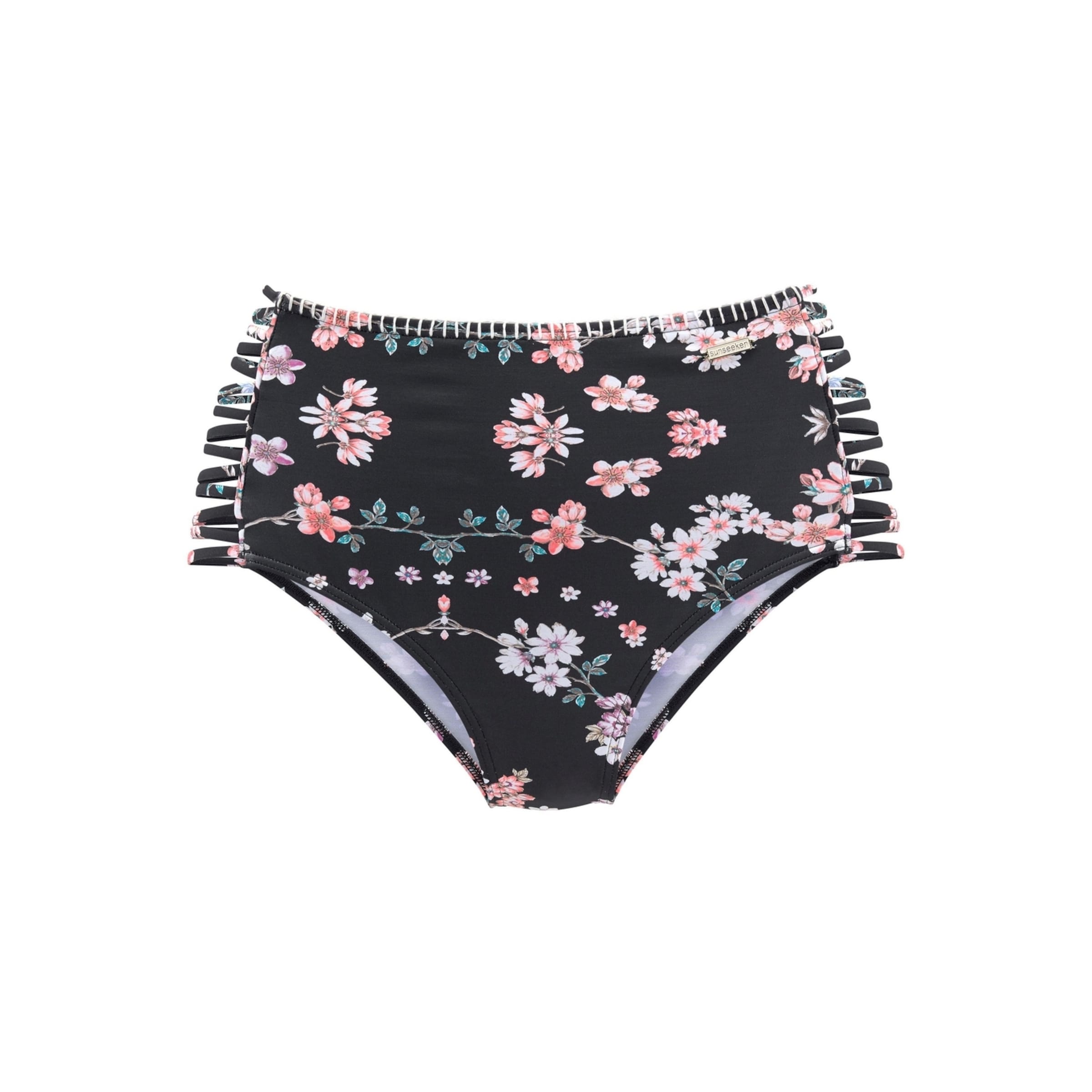 SUNSEEKER Bikini bottom 'Ditsy' in Black: front