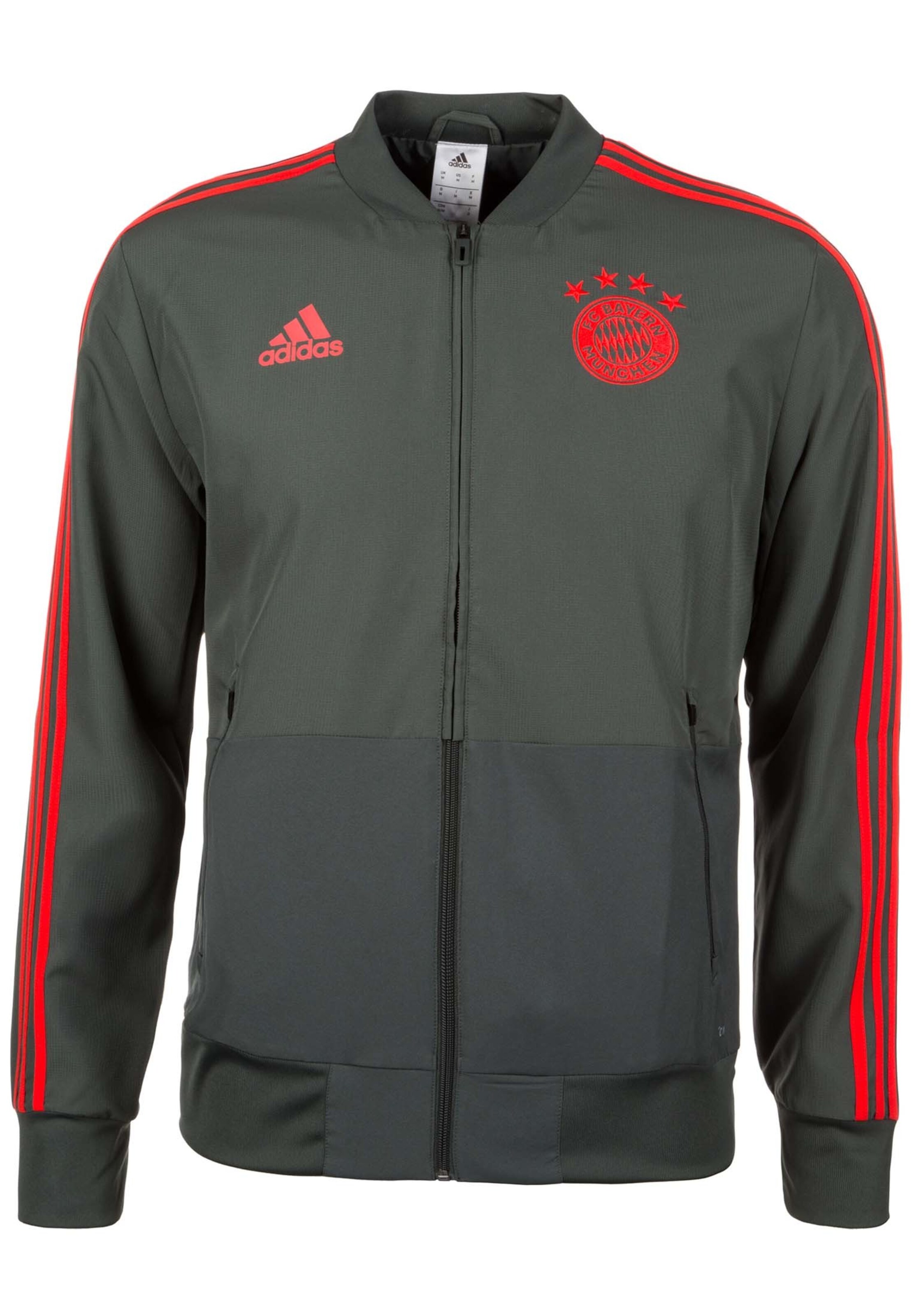 ADIDAS PERFORMANCE - Sportjas 'FC Bayern München' in de kleur Grijs