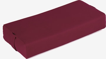 YOGISTAR.COM Yoga-bolster 'Yin' in Rot: predná strana