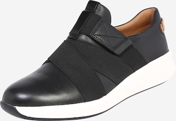 CLARKS Sneakers in Black: front