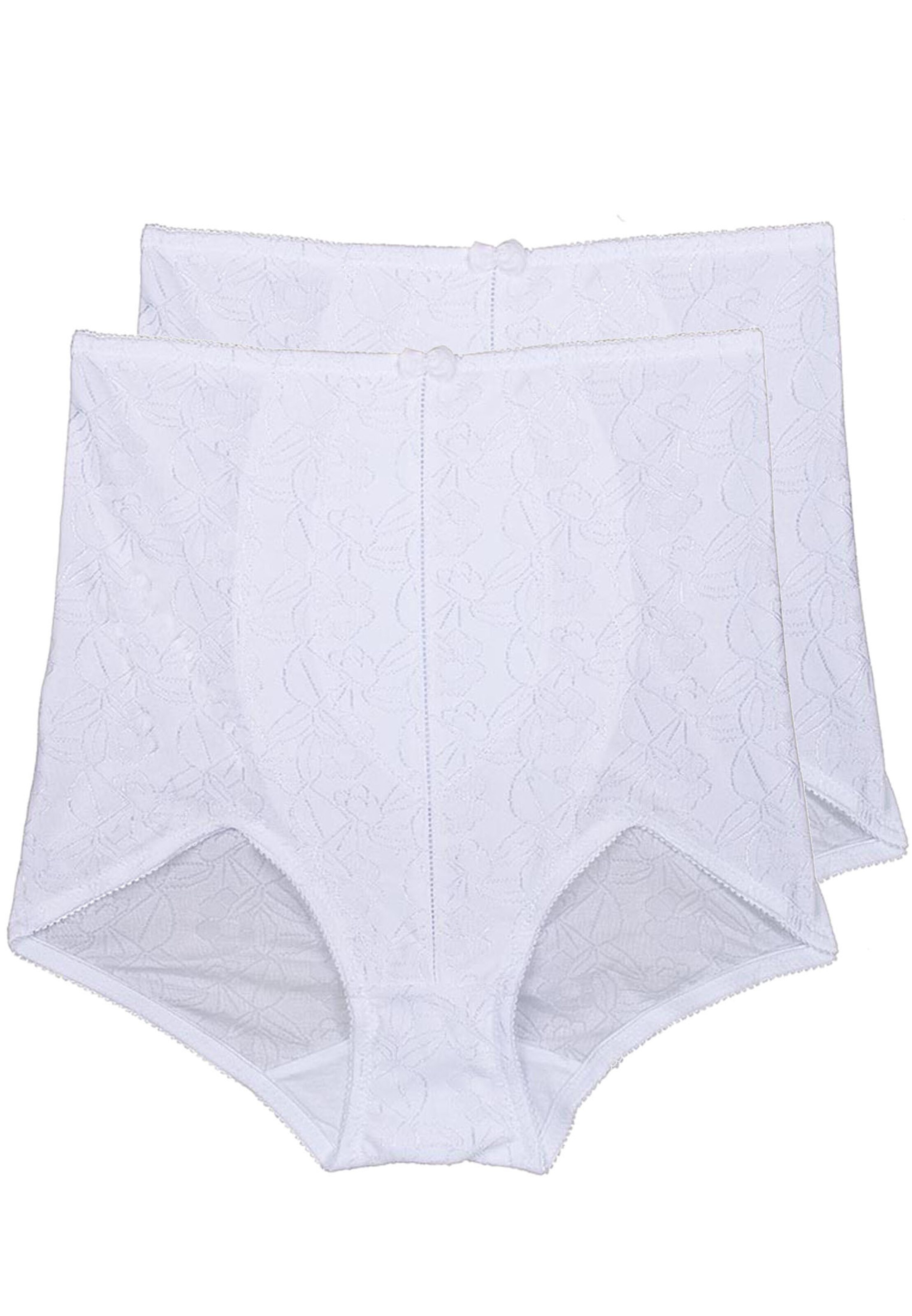 sassa - Miederslip 'SHINY JACQUARD' in weiß