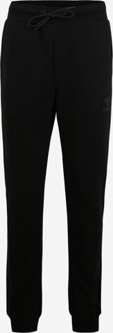 Hummel Tapered Workout Pants in Black: front