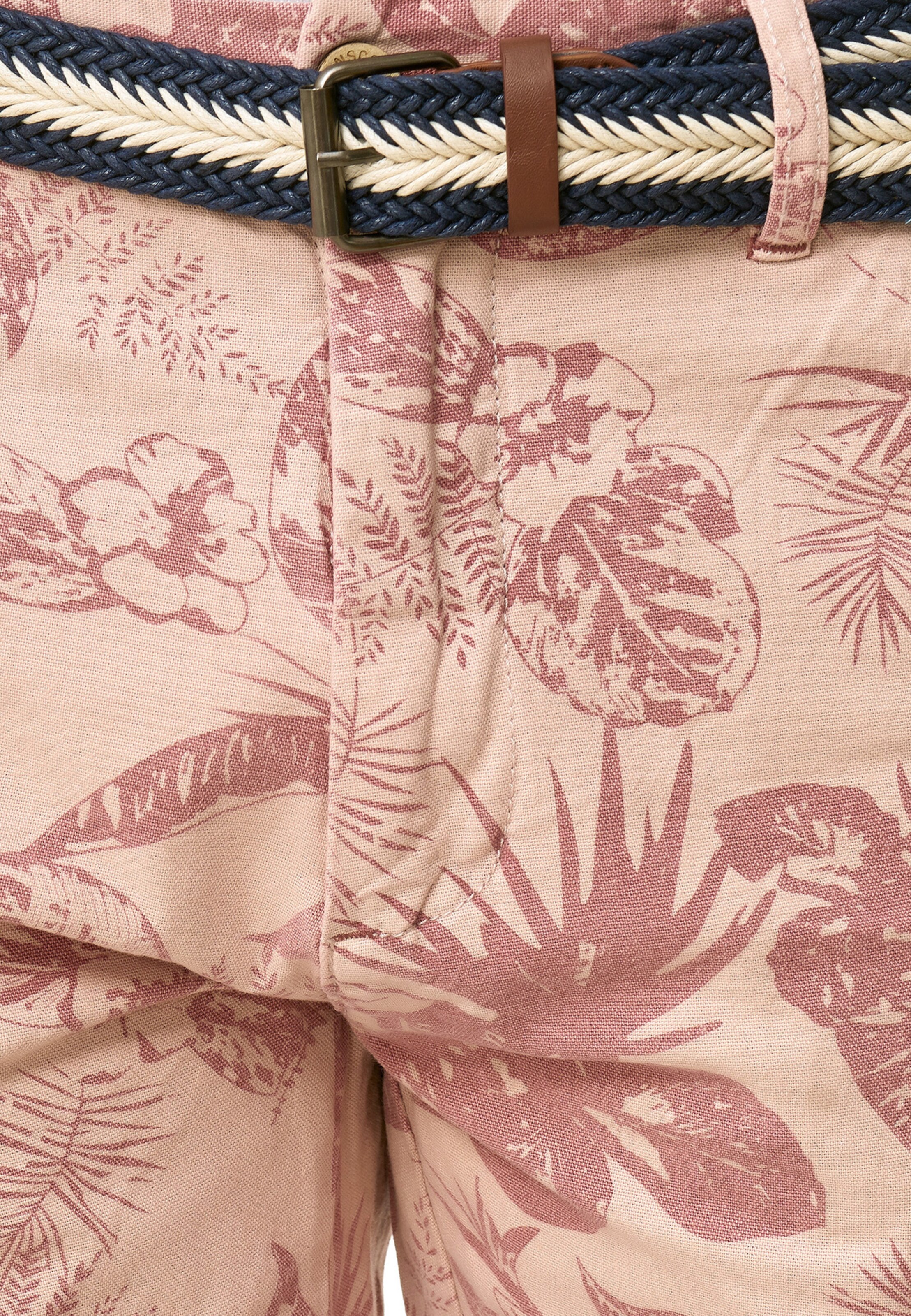 INDICODE JEANS Regular Broek 'Curtain' in Roze