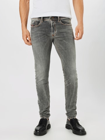 DIESEL Skinny Jeans 'SLEENKER-X' in Grey: front