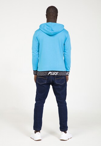 PLUS EIGHTEEN Kapuzenpullover in Blau