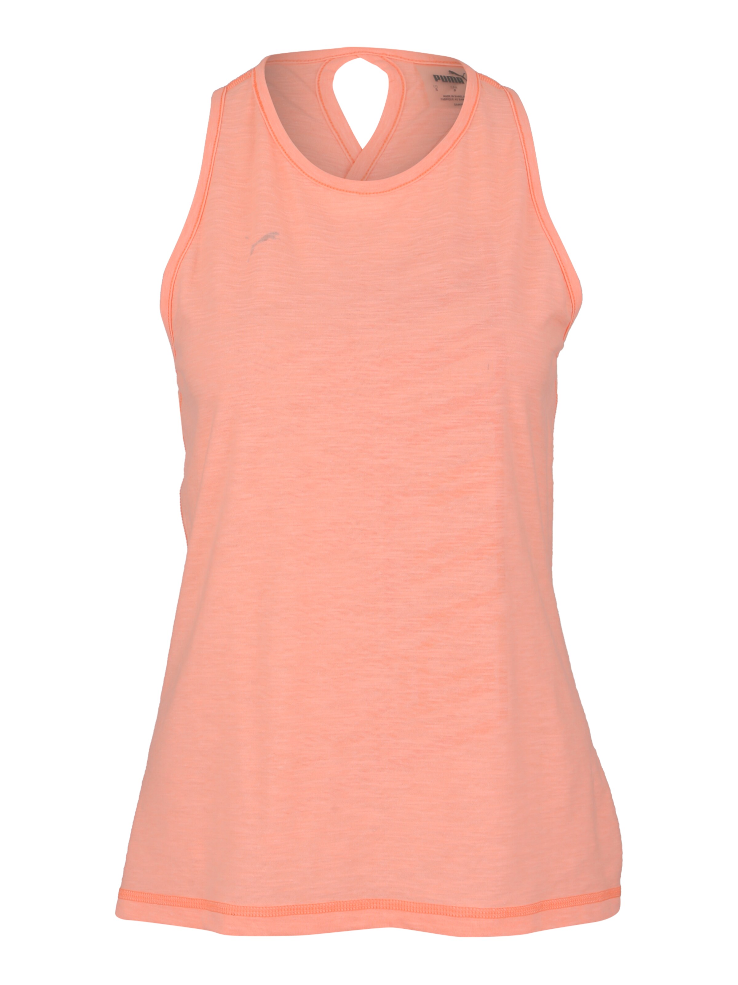 PUMA - Sporttop 'Twist It' in de kleur Perzik