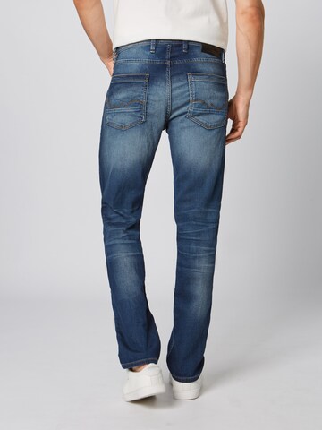 Coupe slim Jean 'Tim Leon' JACK & JONES en bleu : derrière