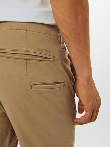 G-STAR Slimfit Chinohose 'Vetar' in Beige