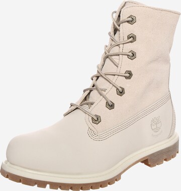 Stivaletto stringato 'Authentics' di TIMBERLAND in beige: frontale