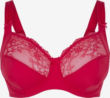 Minimiseur Soutien-gorge LingaDore en rouge : devant