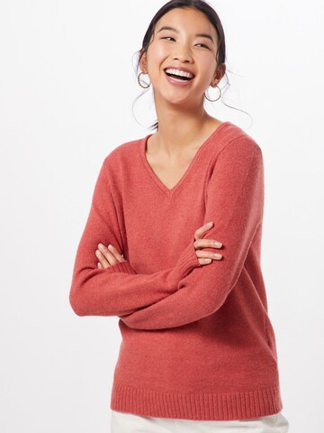 VILA Pullover 'VIRIL' in Orange: Vorderseite