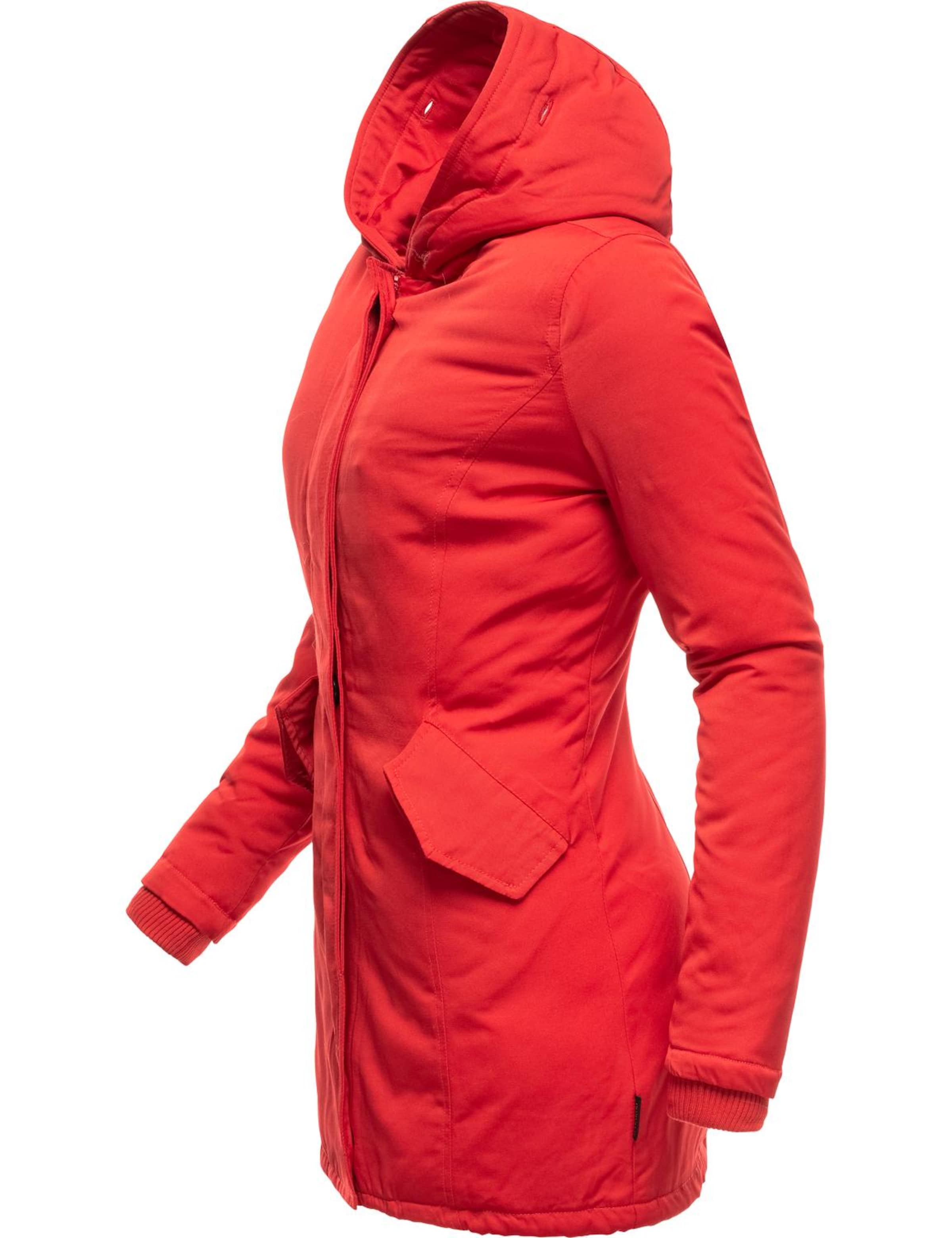 MARIKOO Winter parka 'Karmaa' in Red