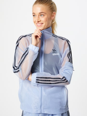 Geacă de primăvară-toamnă de la ADIDAS ORIGINALS pe albastru: față