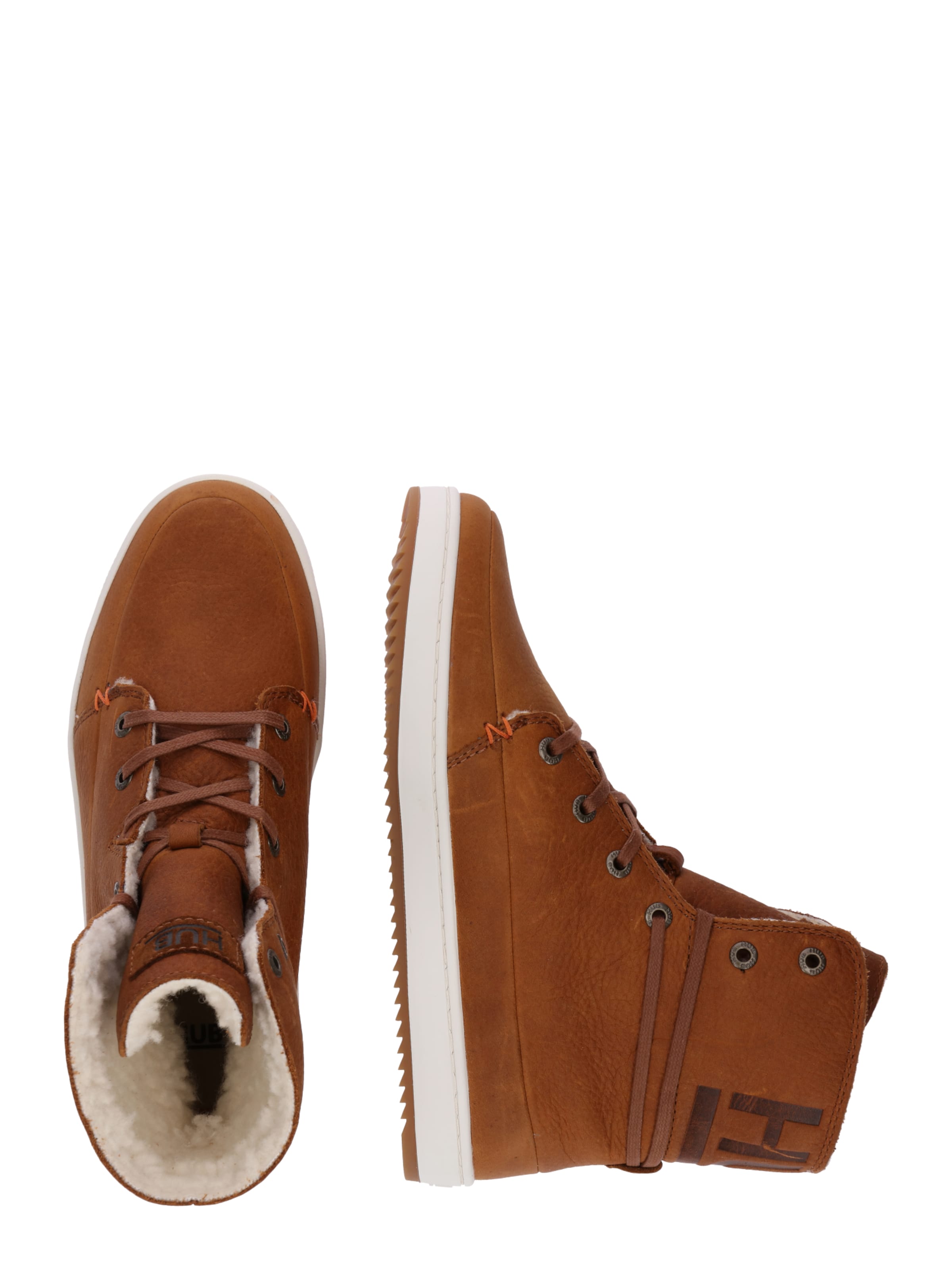 HUB Schnürstiefelette 'Chess Merlins' in Braun: Seite