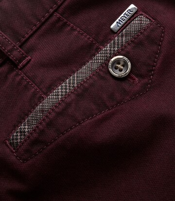 Regular Pantalon chino 'Dublin' Meyer Hosen en rouge